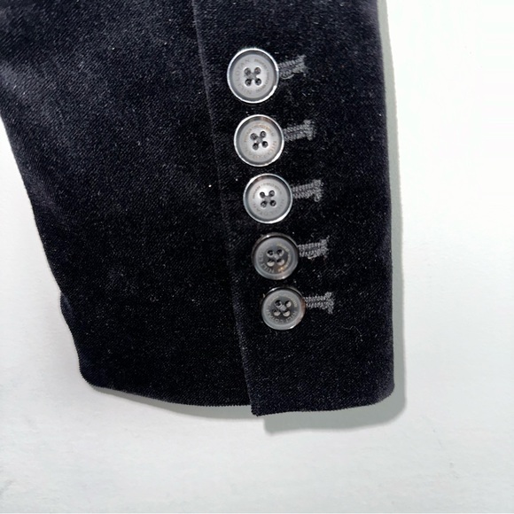 Nili Lotan x Goop Humphrey Velvet Blazer in Black Size 0 - Picture 5 of 9